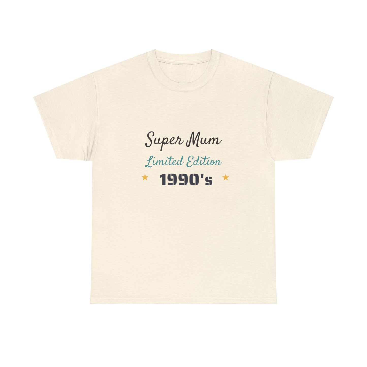 Mother's Day - super mum 1990's retro - Unisex Heavy Cotton Tee