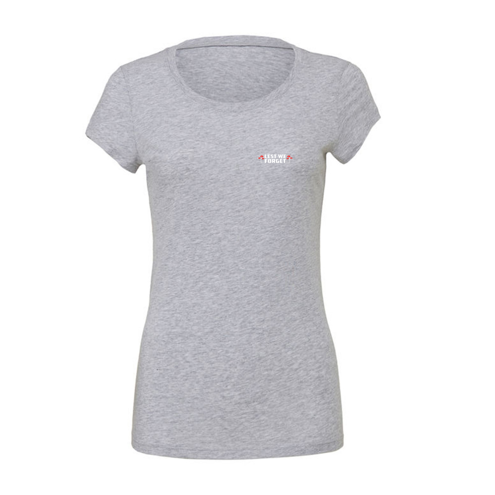 Lest we forget - Ladies Slim Fit T-Shirt