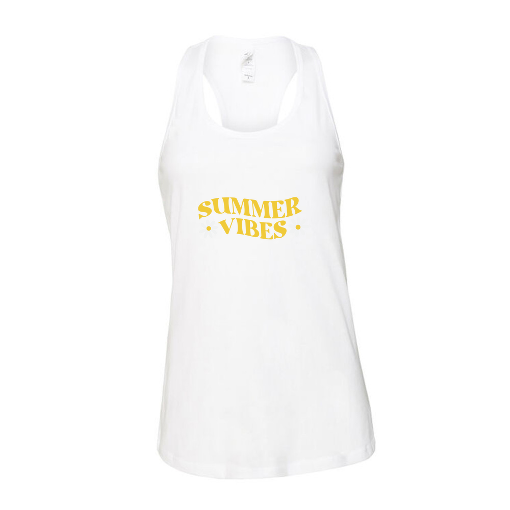 Summer vibes - Ladies Racerback Tank Top