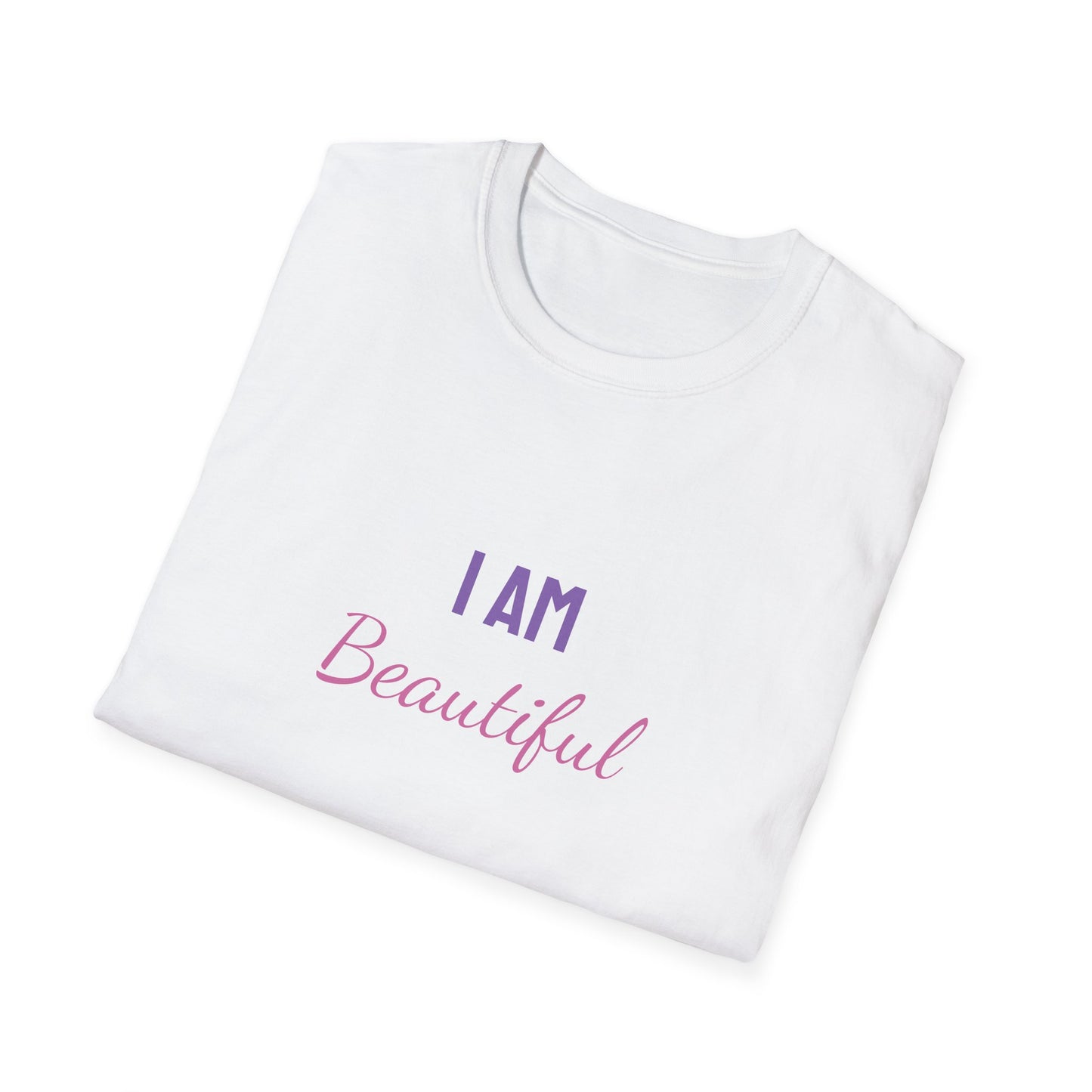 I am Beautiful - Affirmation Unisex Softstyle T-Shirt