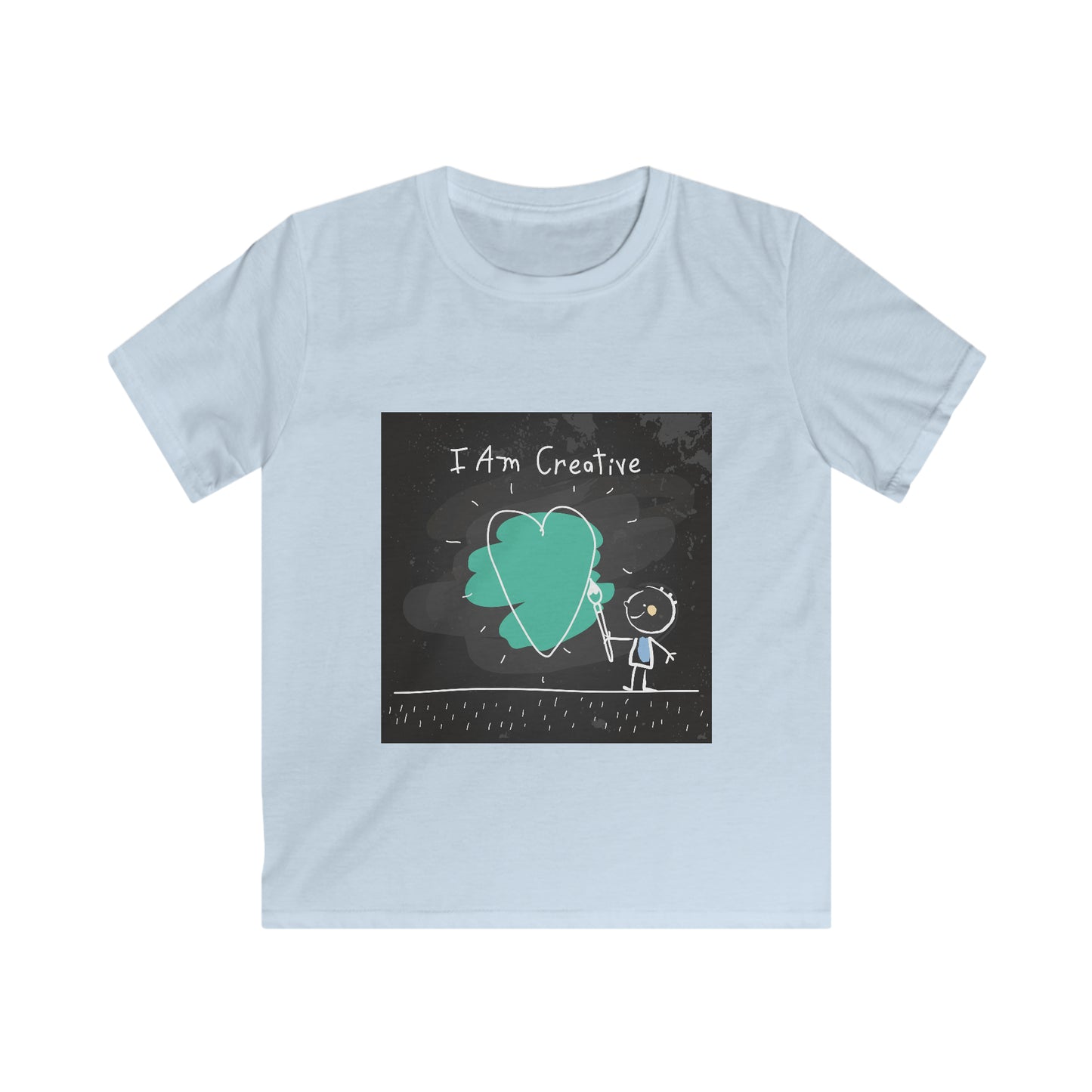 I am creative - Affirmations Kids Softstyle Tee