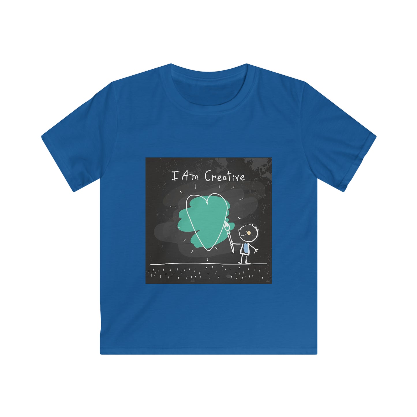 I am creative - Affirmations Kids Softstyle Tee