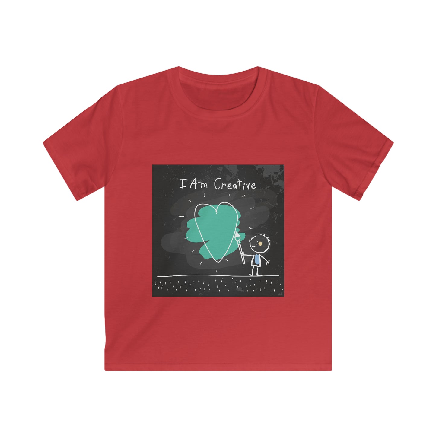 I am creative - Affirmations Kids Softstyle Tee