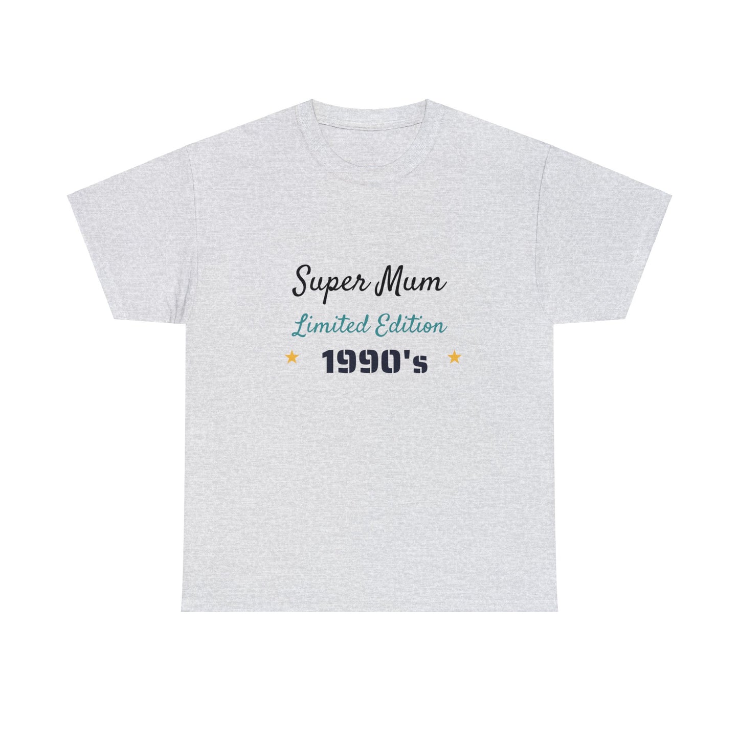 Mother's Day - super mum 1990's retro - Unisex Heavy Cotton Tee