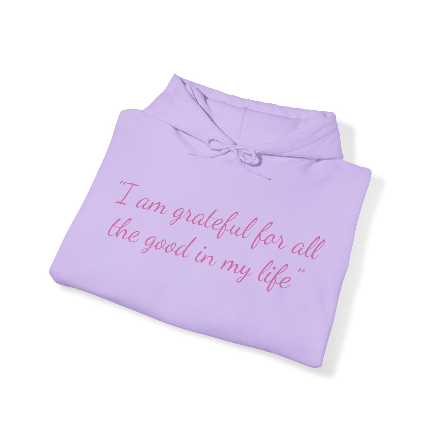 I am Grateful affirmation - Unisex Heavy Blend™ Hooded Sweatshirt