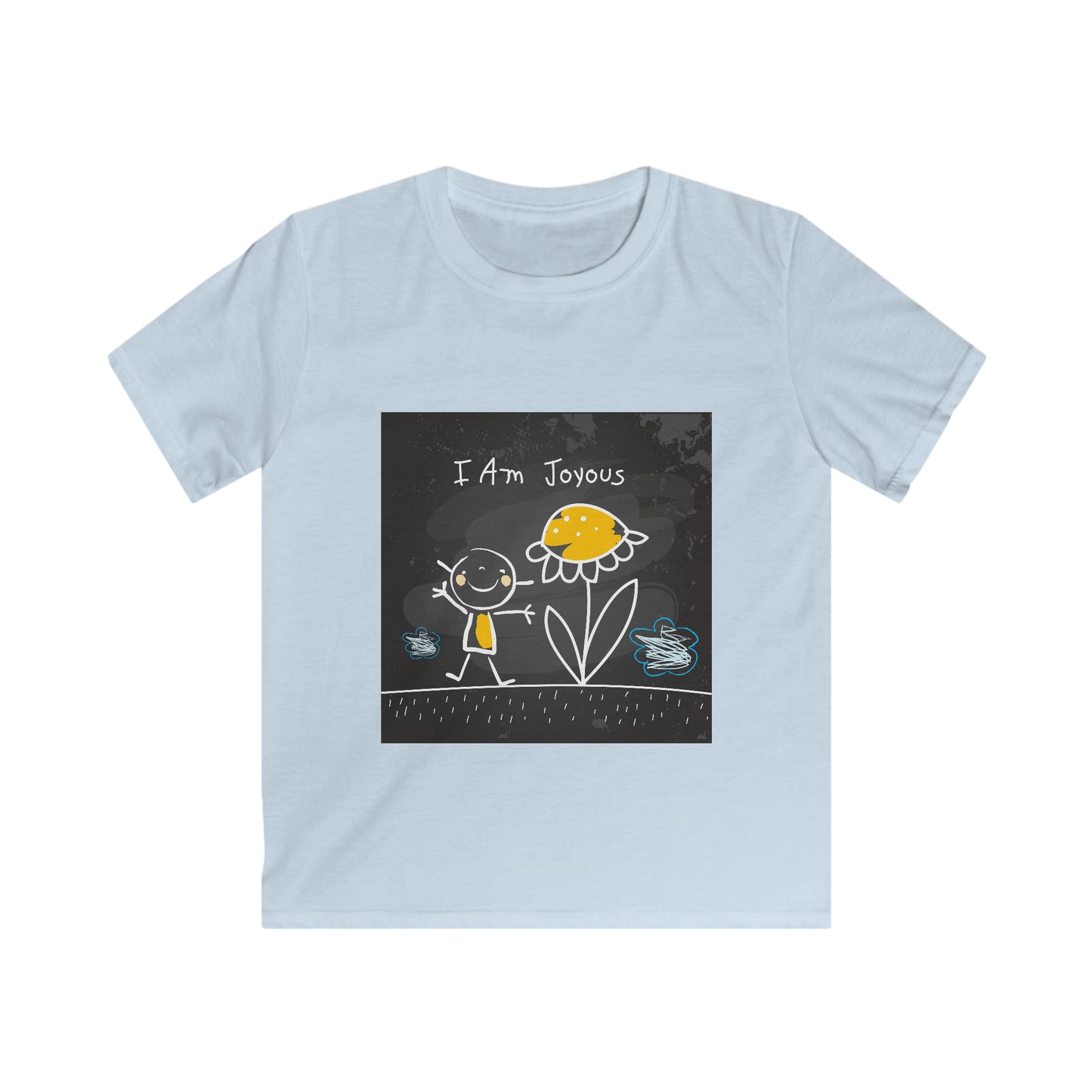 I am joyous - Affirmation Kids Softstyle Tee