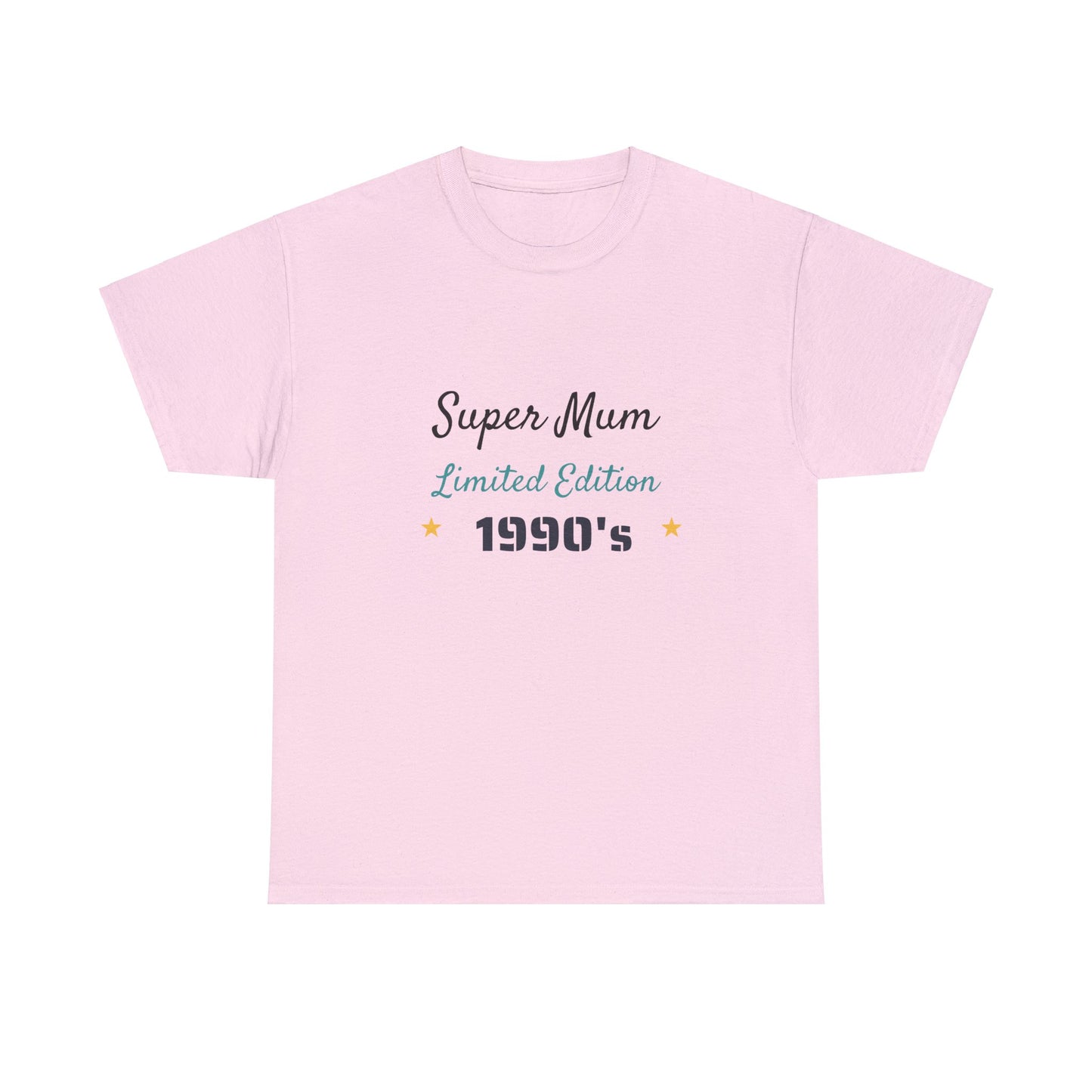 Mother's Day - super mum 1990's retro - Unisex Heavy Cotton Tee