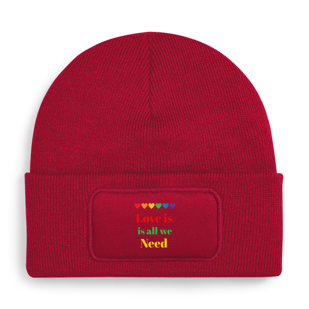 Patch Beanie Hat