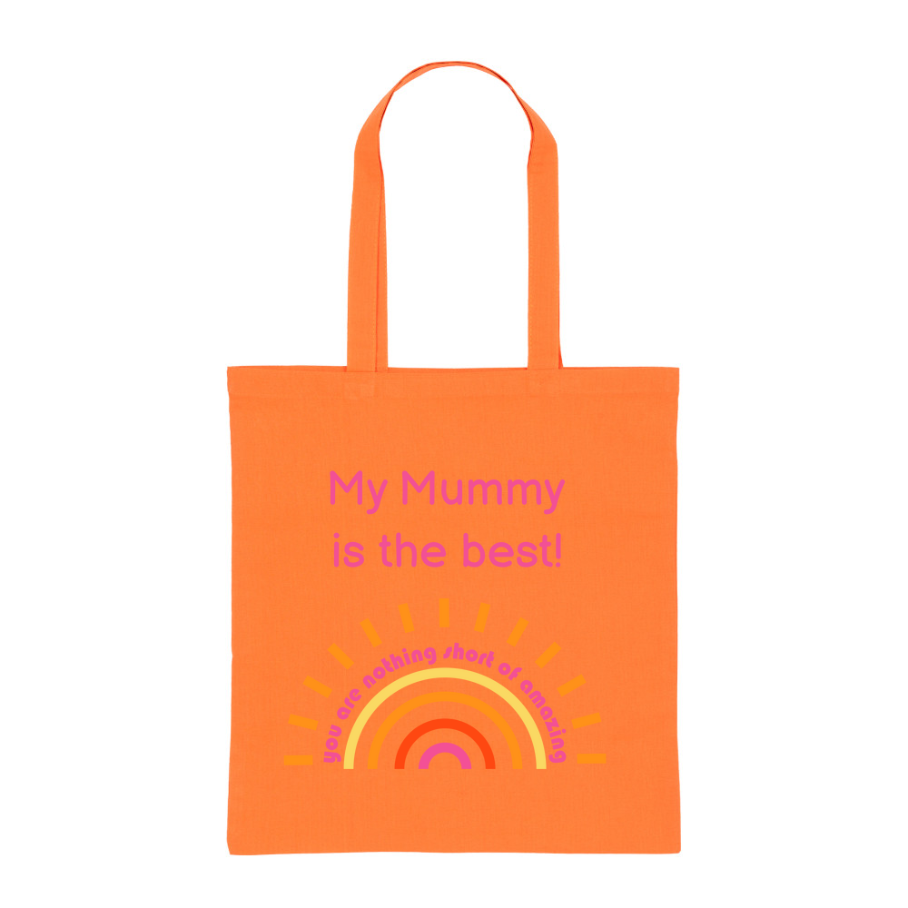 Mother's Day - Coloured Cotton Tote Bag