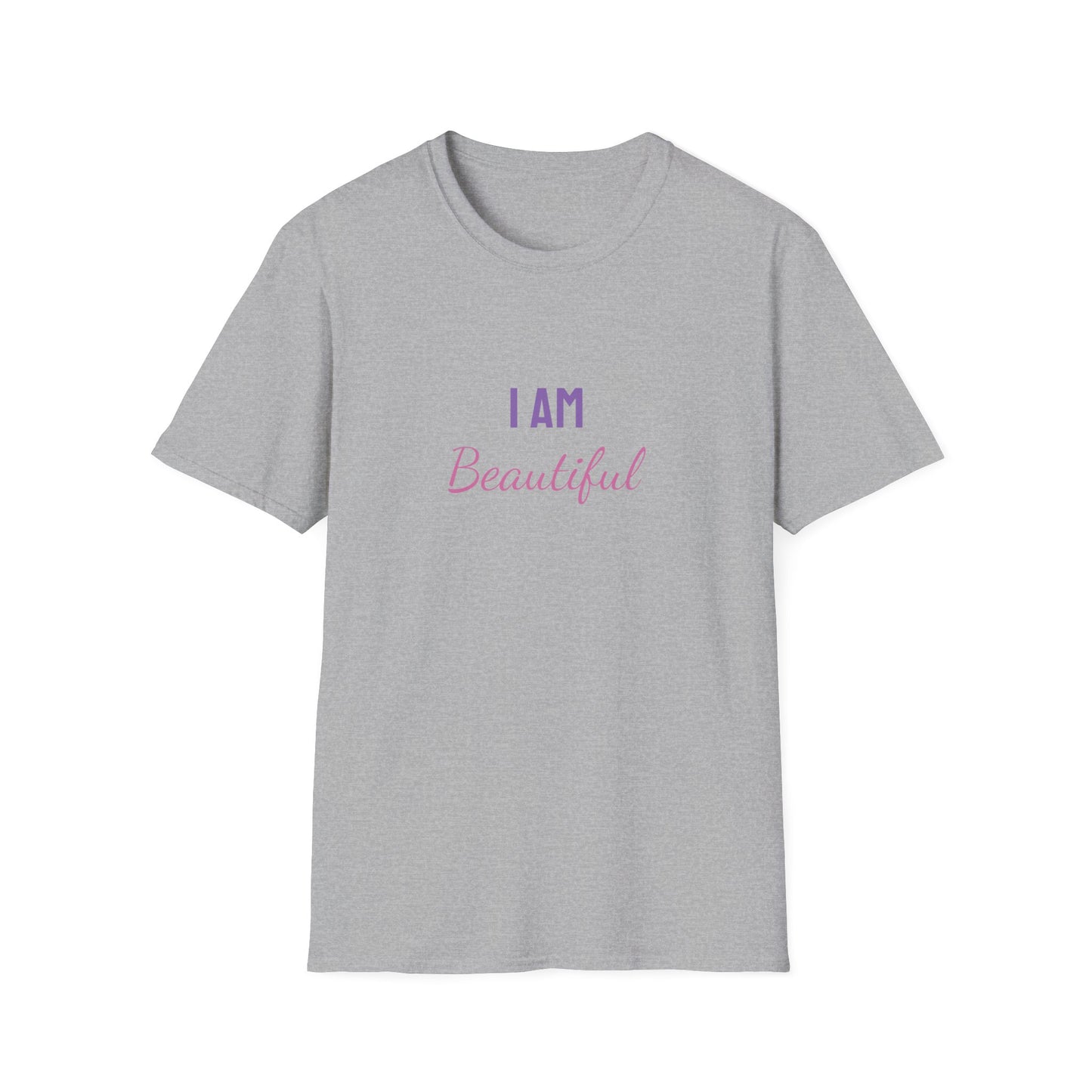 I am Beautiful - Affirmation Unisex Softstyle T-Shirt