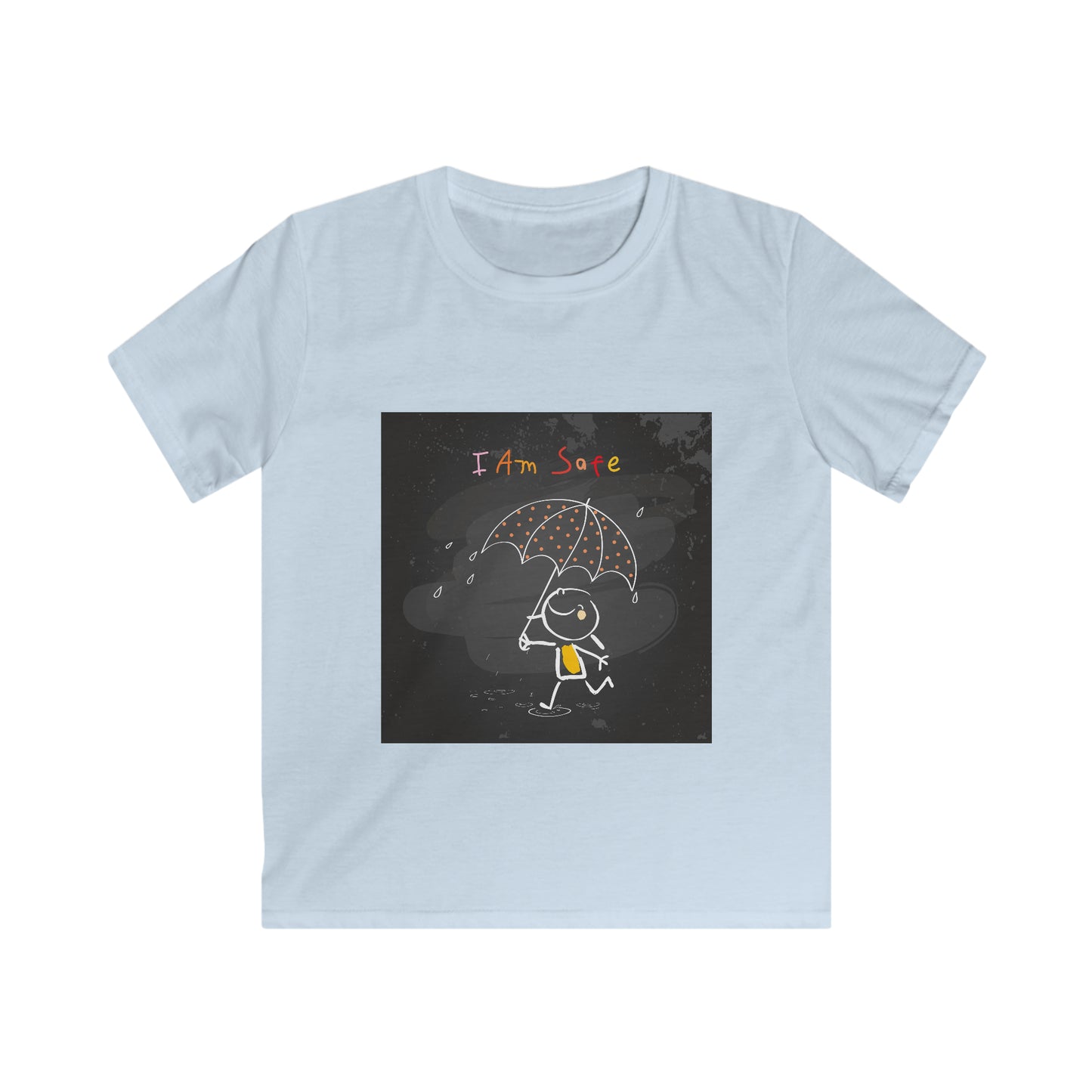 I am safe - Affirmation Kids Softstyle Tee