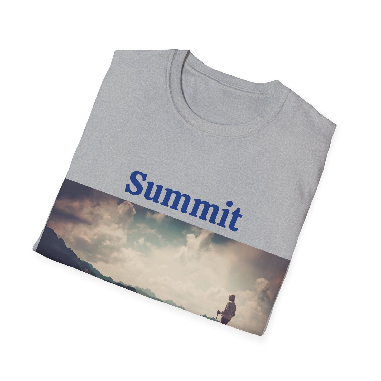 Summit Mountain View - Unisex Softstyle T-Shirt