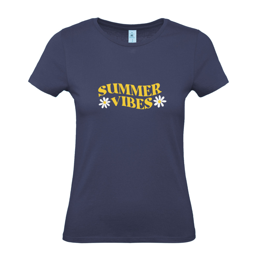 Summer Vibes - Ladies Fitted T-Shirt