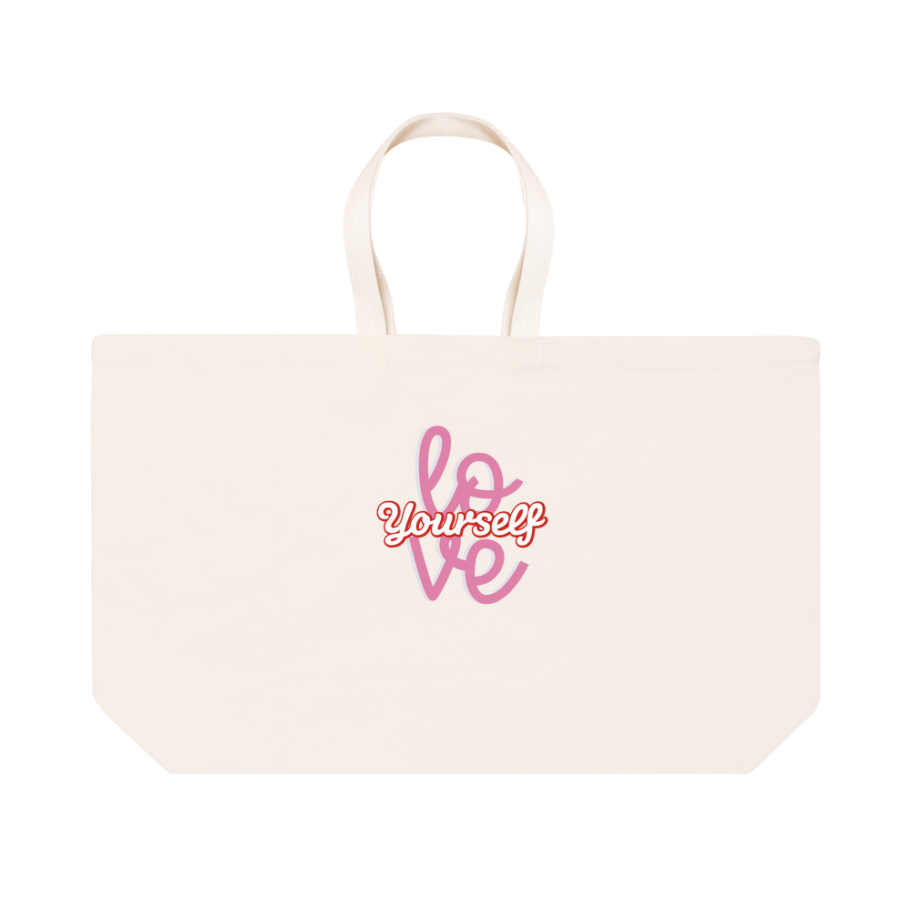 Mother's Day Love yourself - Oversized Canvas Tote Bag