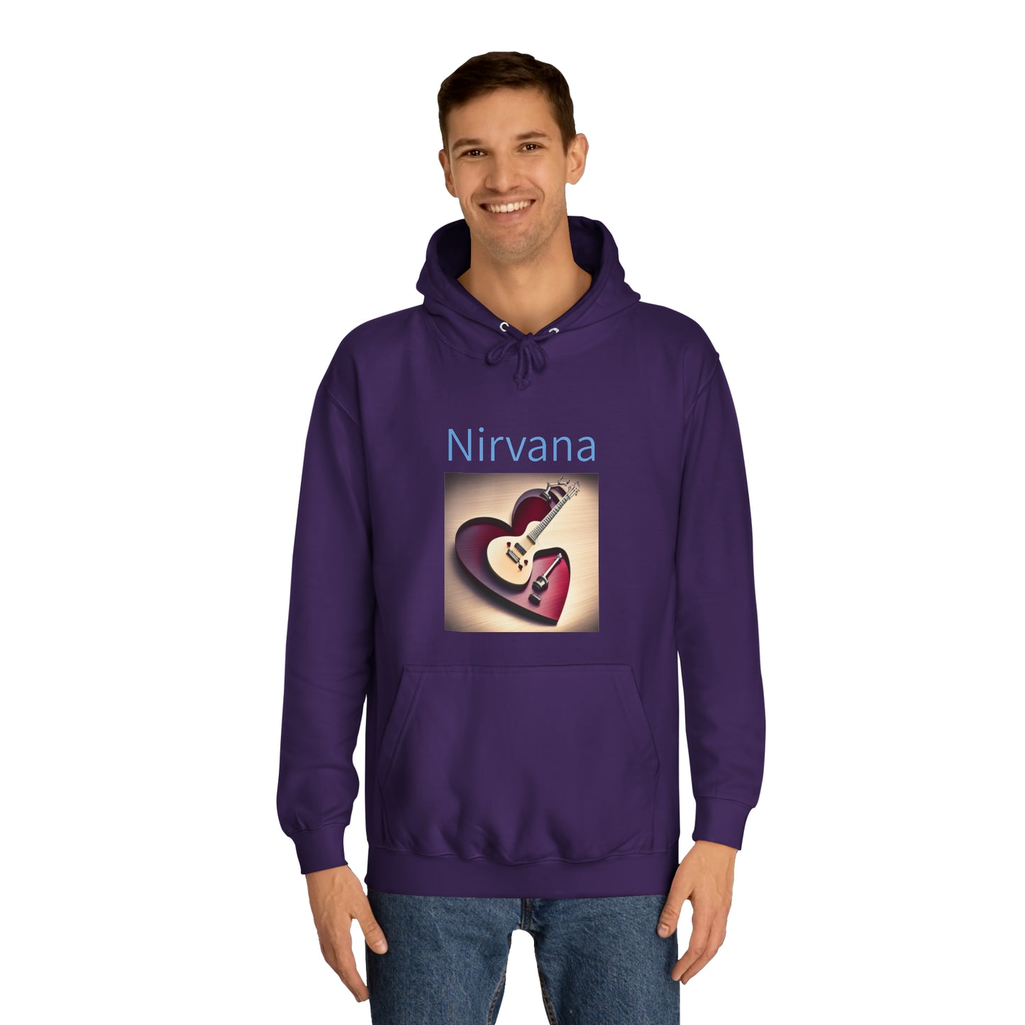 NIrvana Heart Shaped Box Hoodie - Unisex College Hoodie