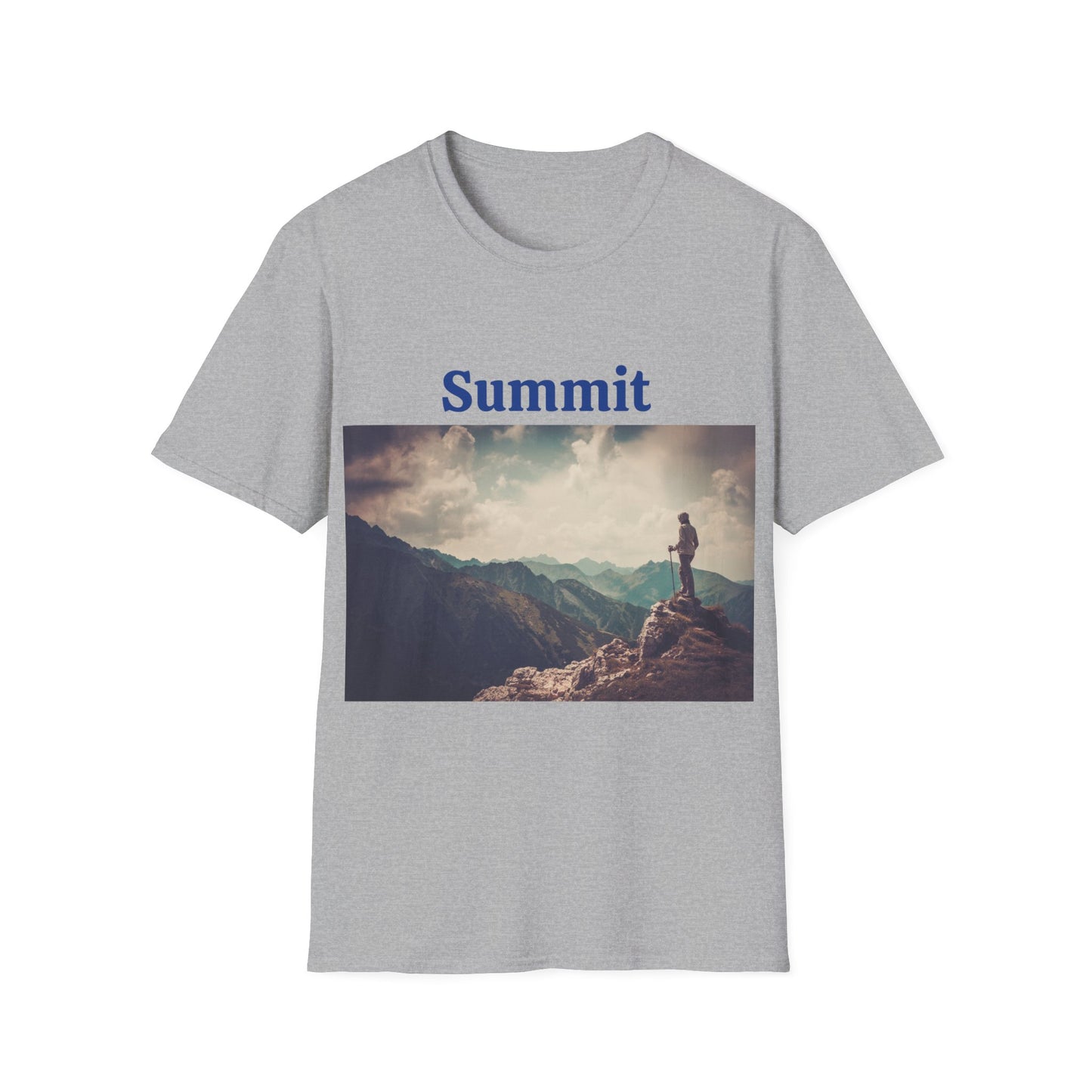 Summit Mountain View - Unisex Softstyle T-Shirt