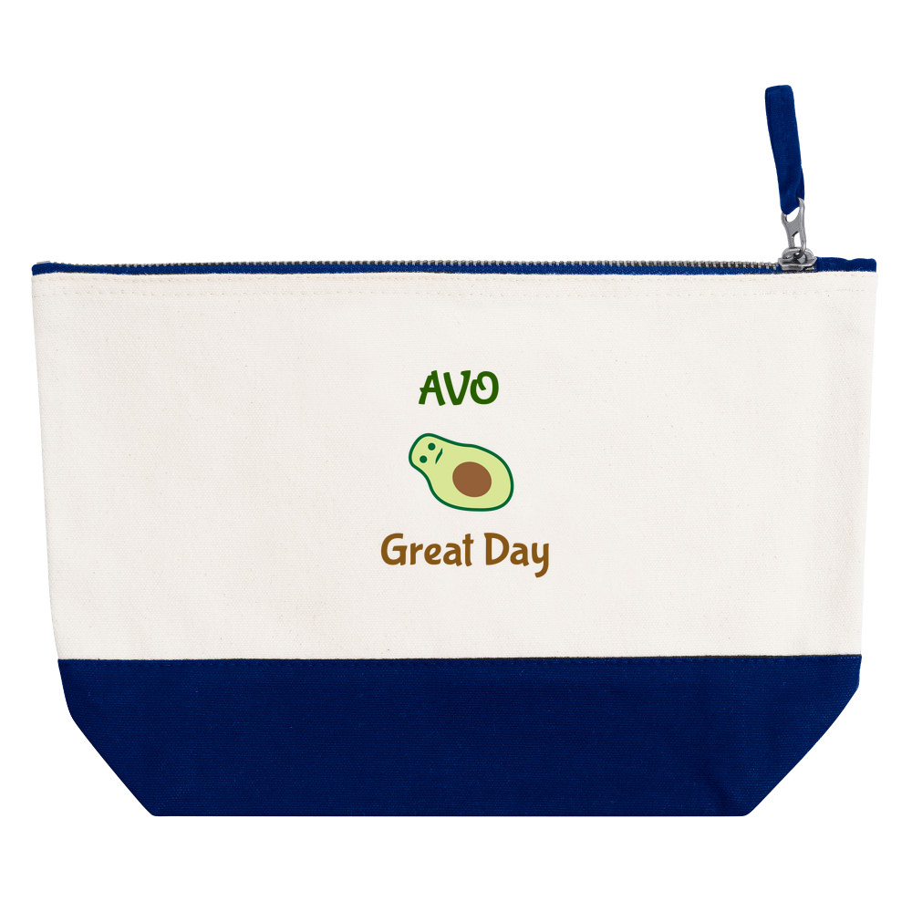 Two-tone Canvas Accessory Bag