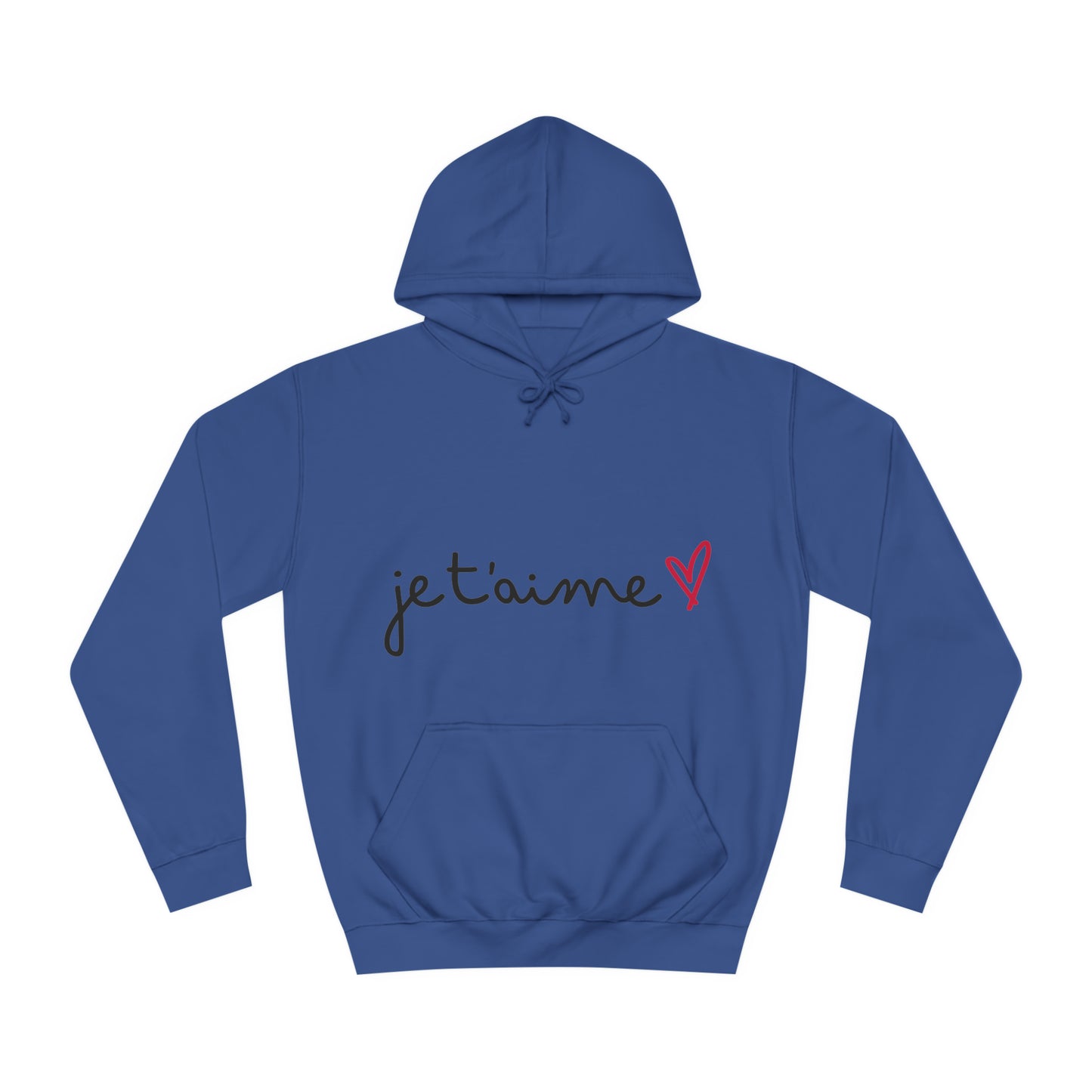 Jetaime - love - Unisex College Hoodie