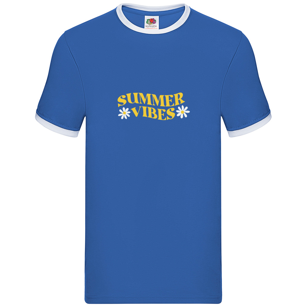 Summer Vibes - Two-Coloured T-Shirt