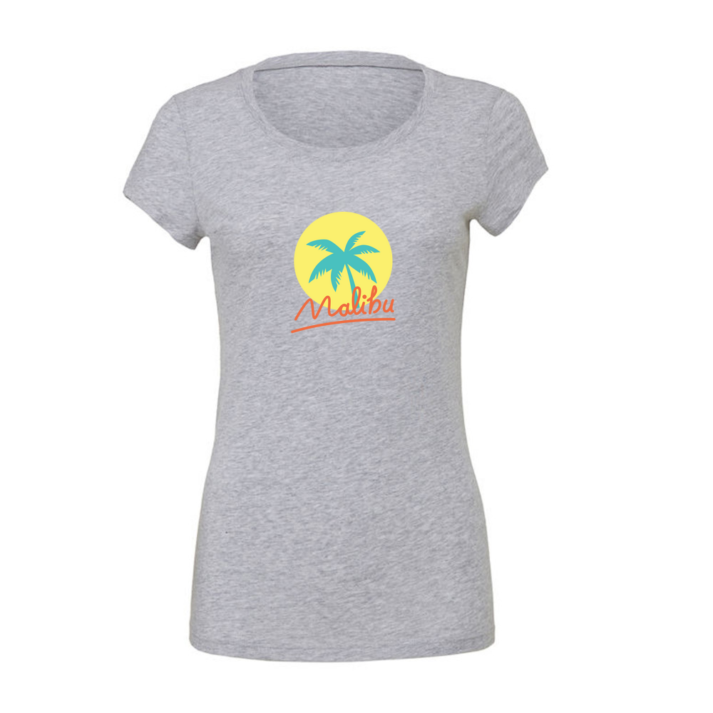 Malibu Summer - Ladies Slim Fit T-Shirt