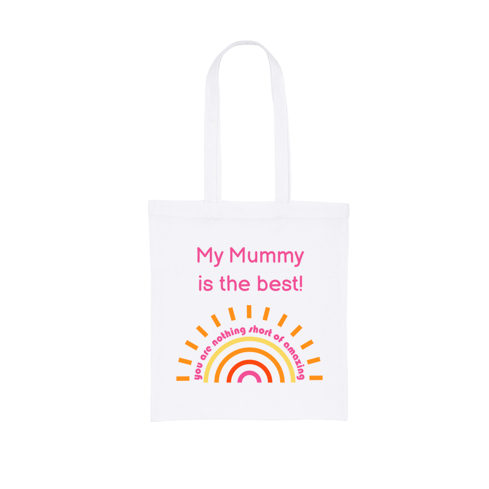 Mother's Day - Coloured Cotton Tote Bag