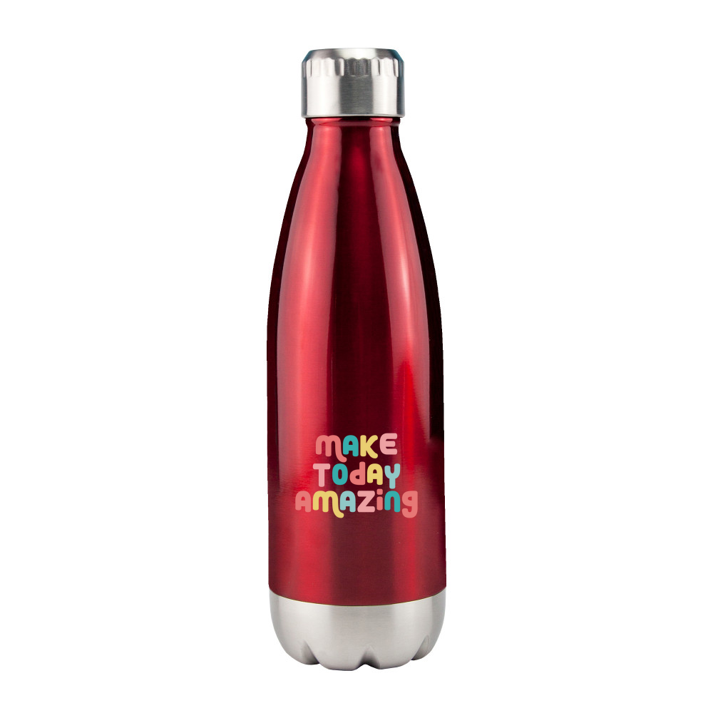 Make Today Amazing Affirmation  - Vacuum Flask with Silver Trim - 500ml