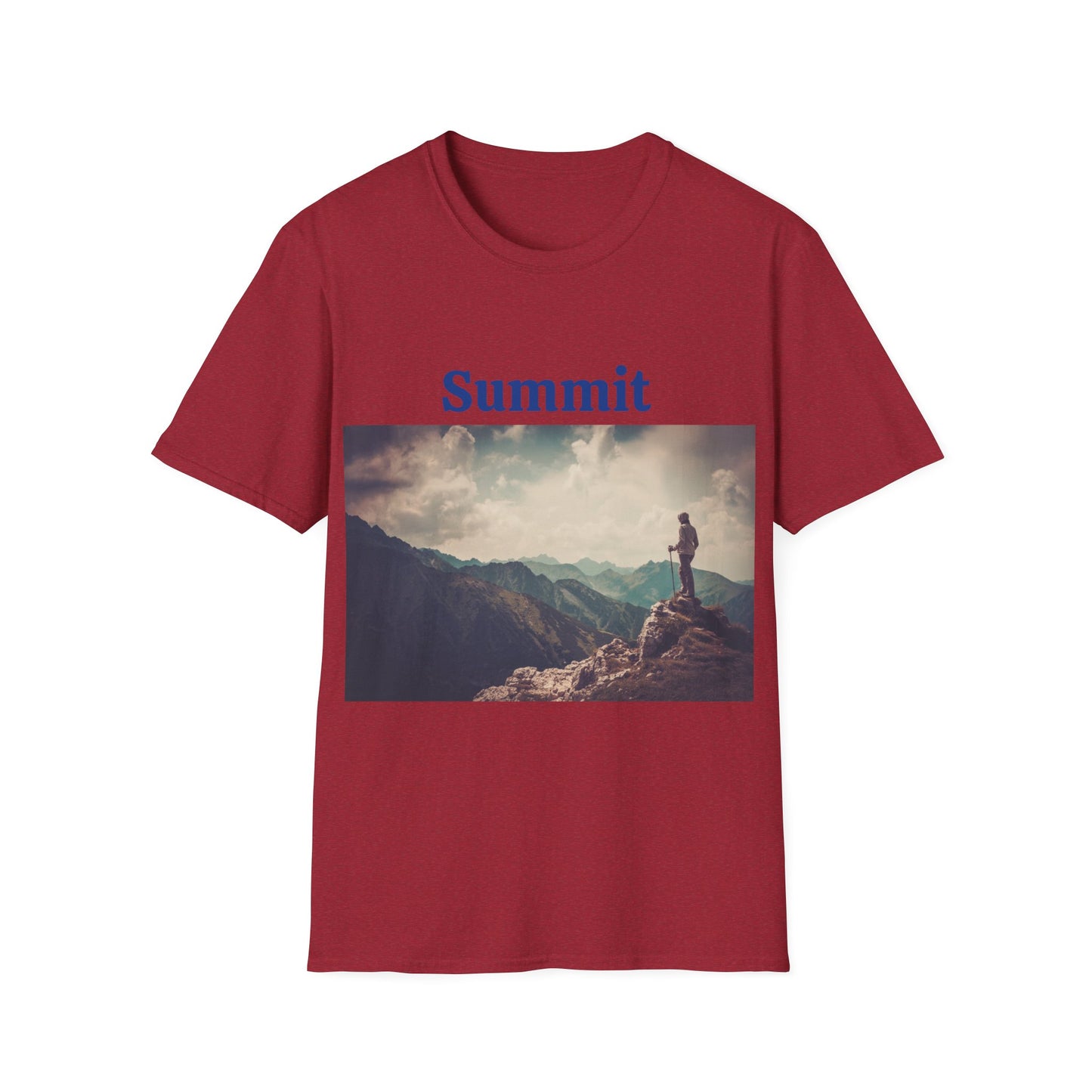 Summit Mountain View - Unisex Softstyle T-Shirt