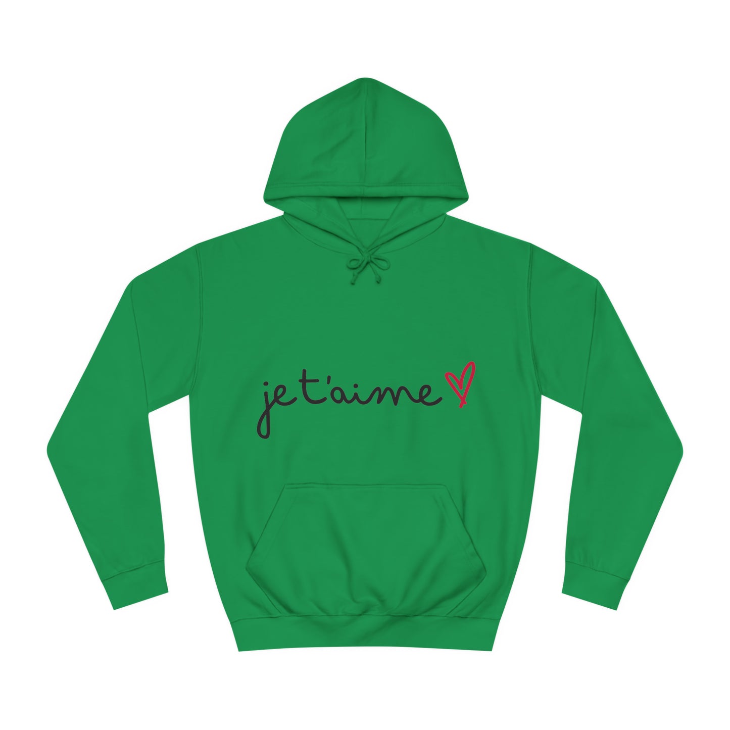 Jetaime - love - Unisex College Hoodie