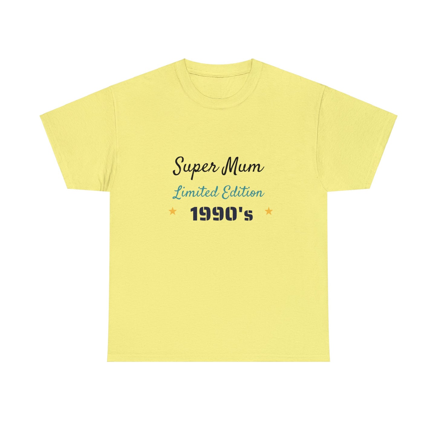 Mother's Day - super mum 1990's retro - Unisex Heavy Cotton Tee