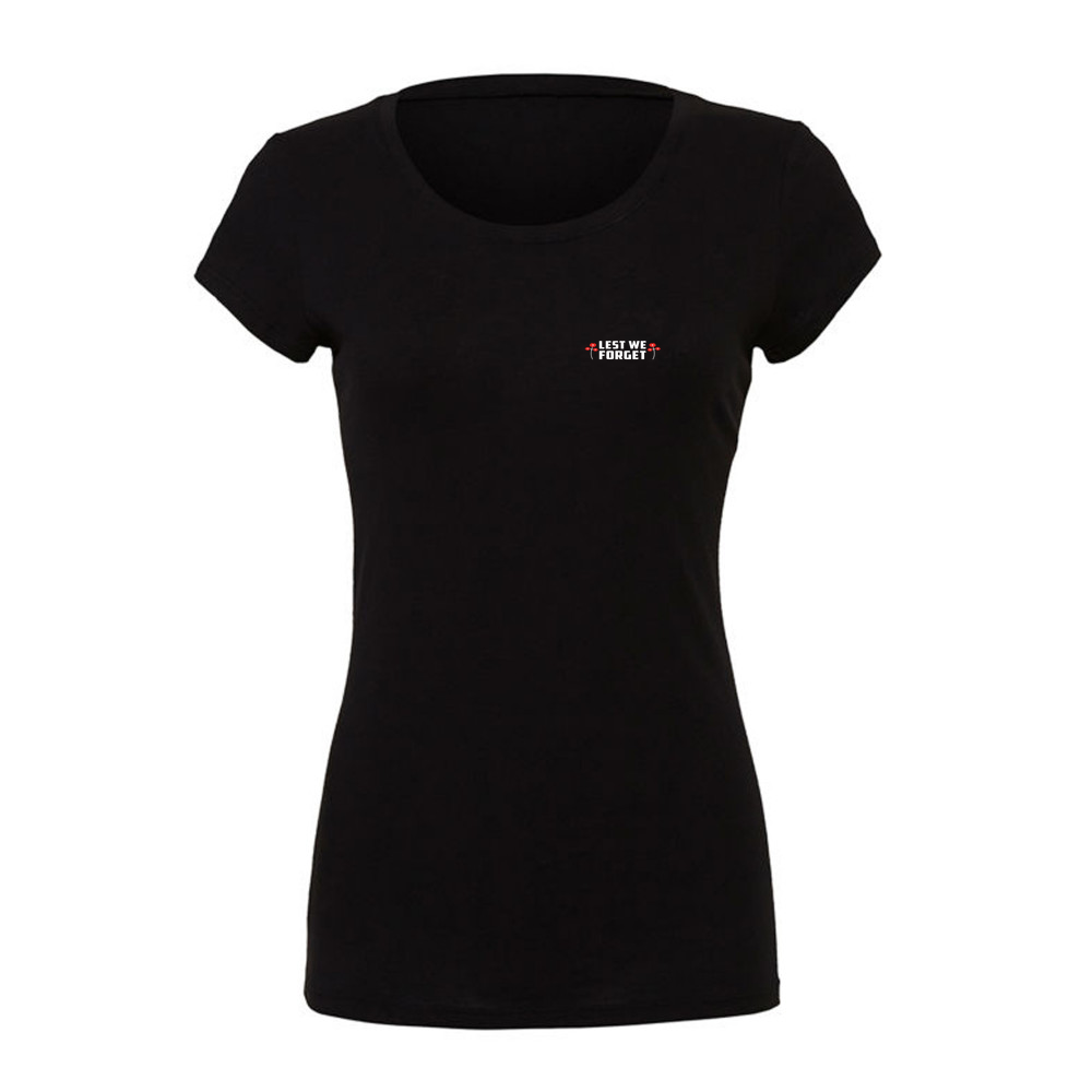 Lest we forget - Ladies Slim Fit T-Shirt