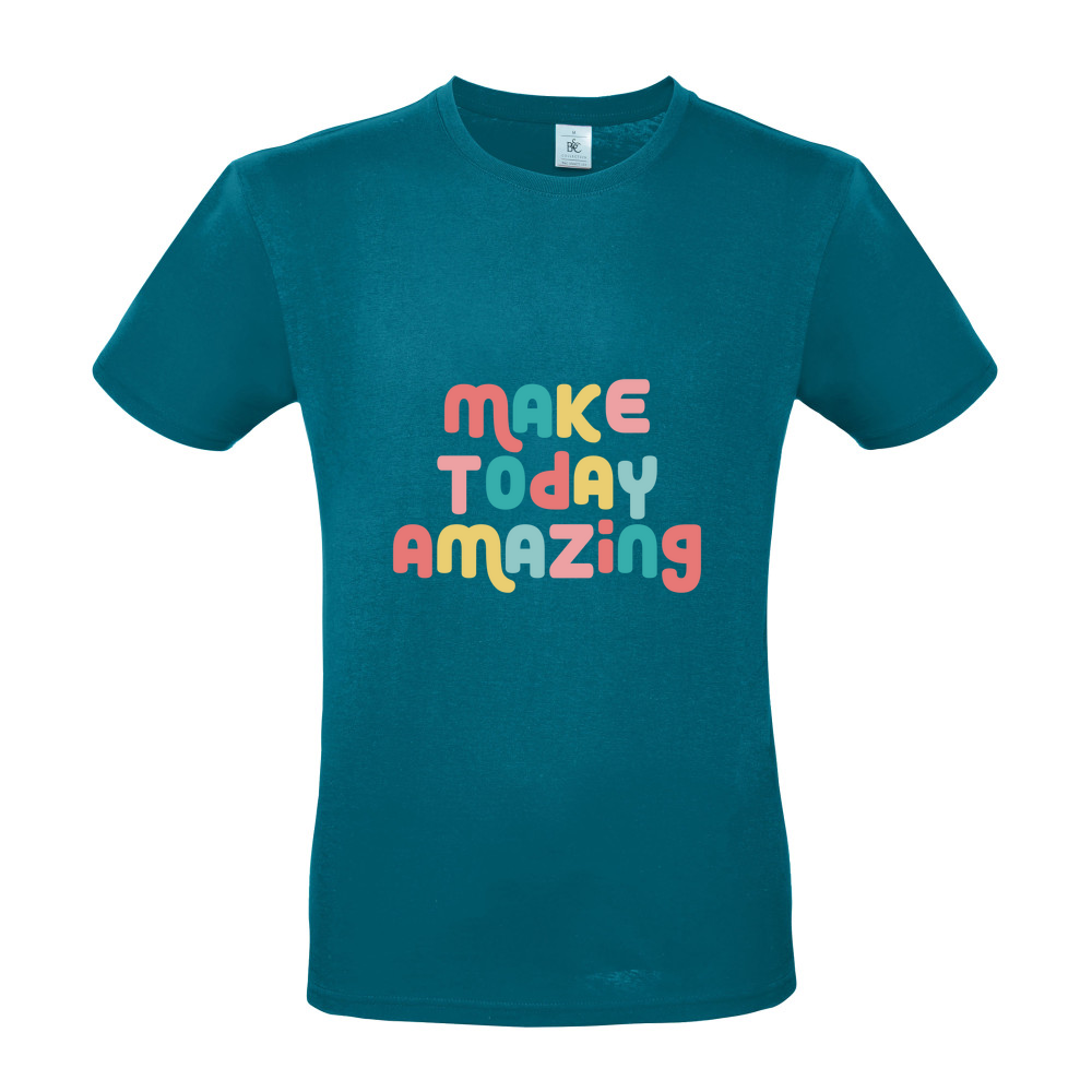 Make Today Amazing Affirmation  - Short Sleeved T-Shirt - Coloured