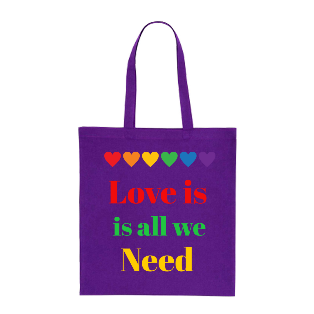 Coloured Cotton Tote Bag