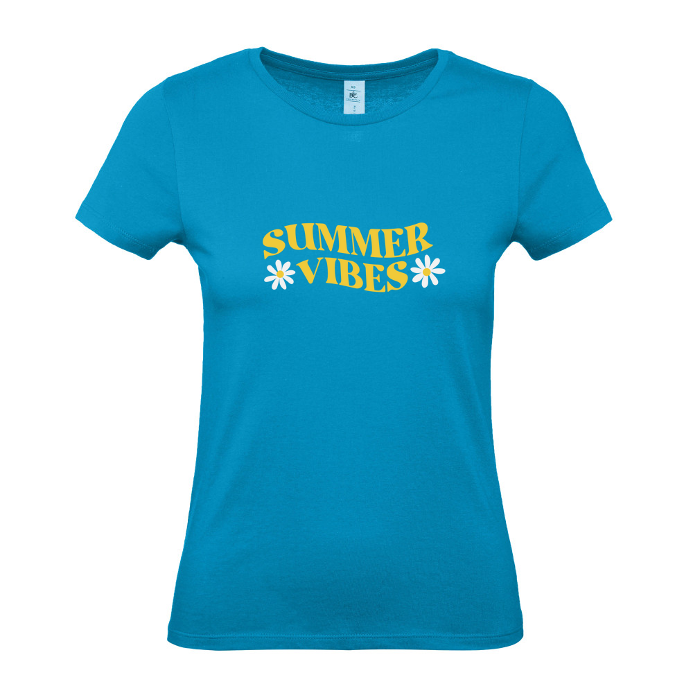 Summer Vibes - Ladies Fitted T-Shirt