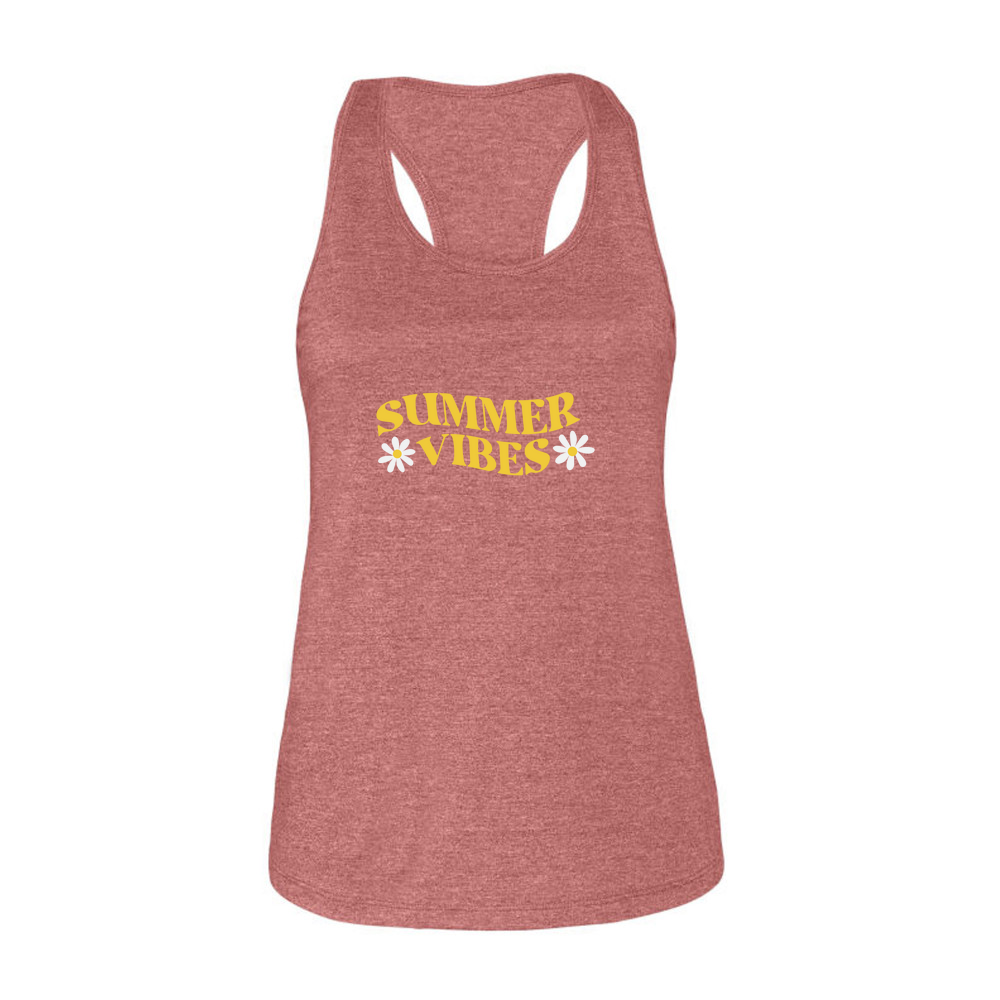 Summer vibes - Ladies Racerback Tank Top