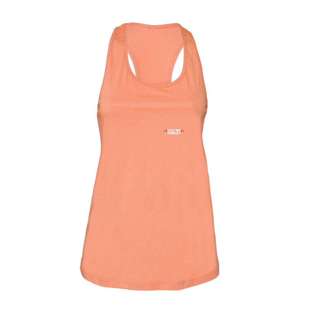 Lest we forget - Ladies Racerback Tank Top