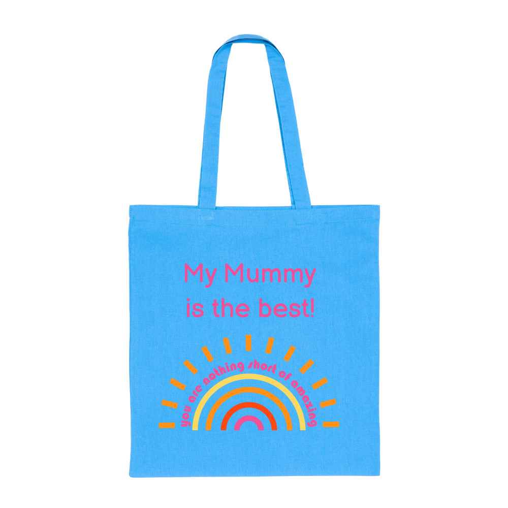 Mother's Day - Coloured Cotton Tote Bag