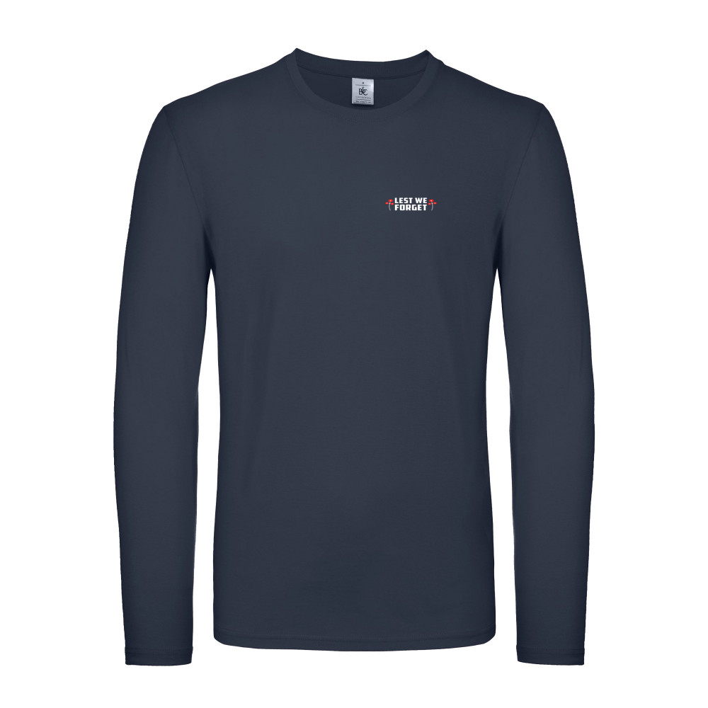 Lest we forget - Fitted Long Sleeved T-Shirt