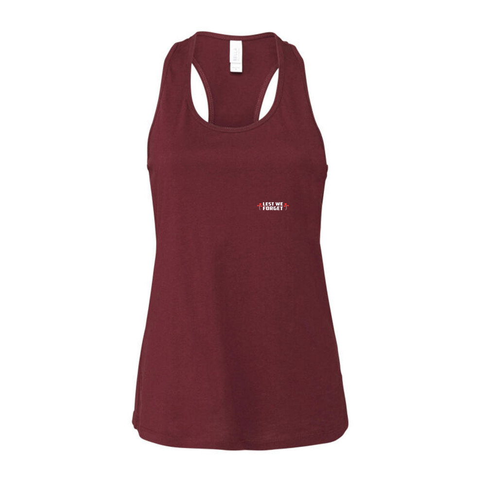 Lest we forget - Ladies Racerback Tank Top