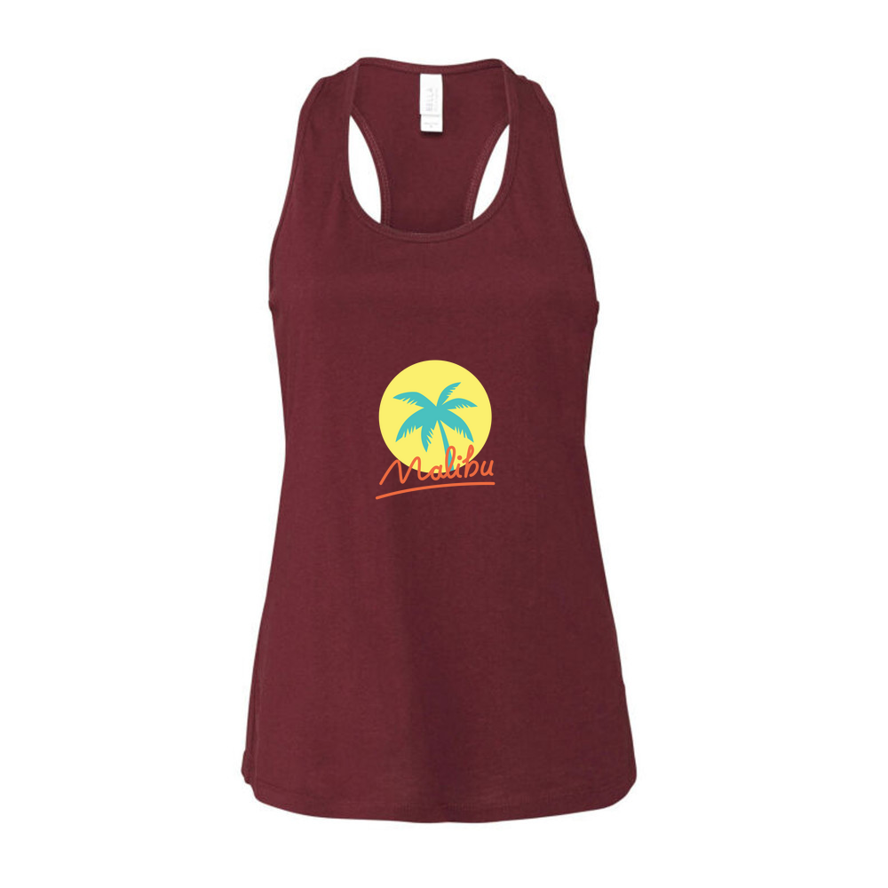 Malibu Summer - Ladies Racerback Tank Top