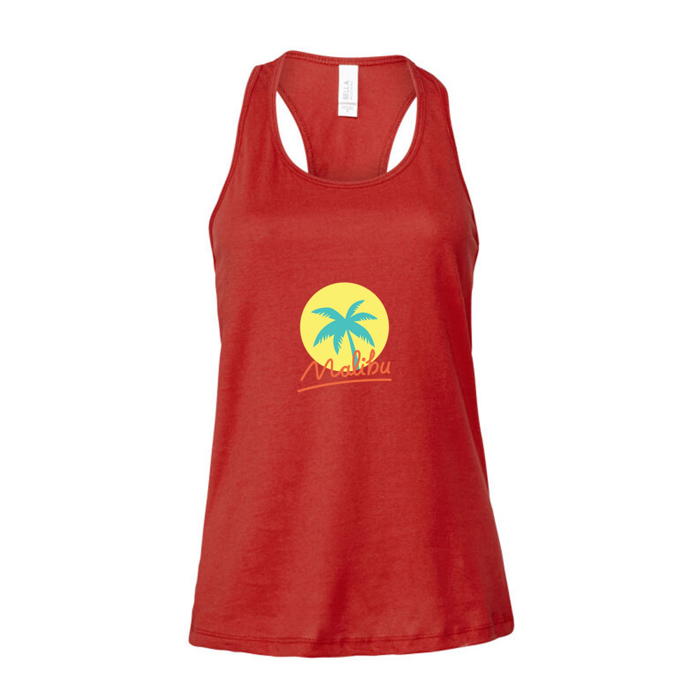 Malibu Summer - Ladies Racerback Tank Top