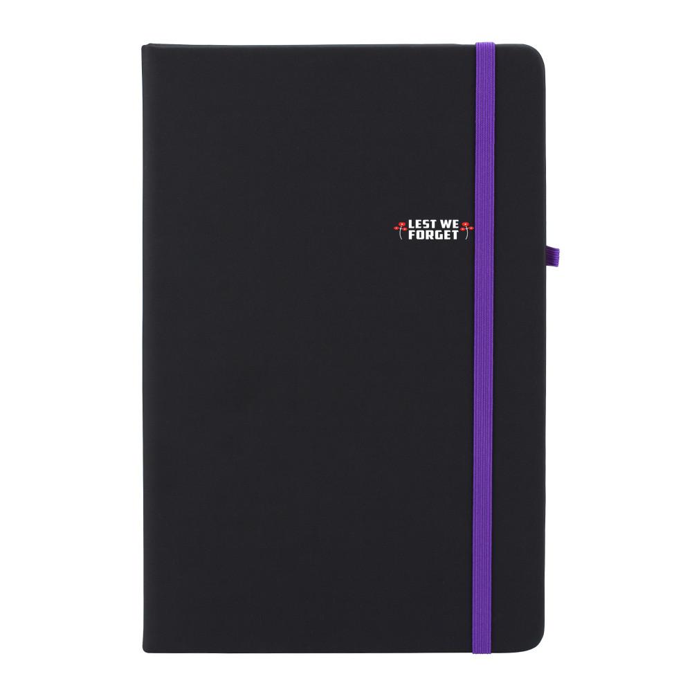 Black Soft Feel A5 Notebook