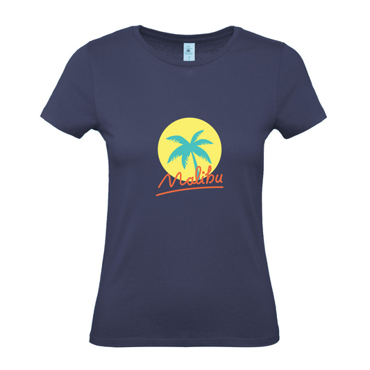 Malibu Summer - Ladies Fitted T-Shirt