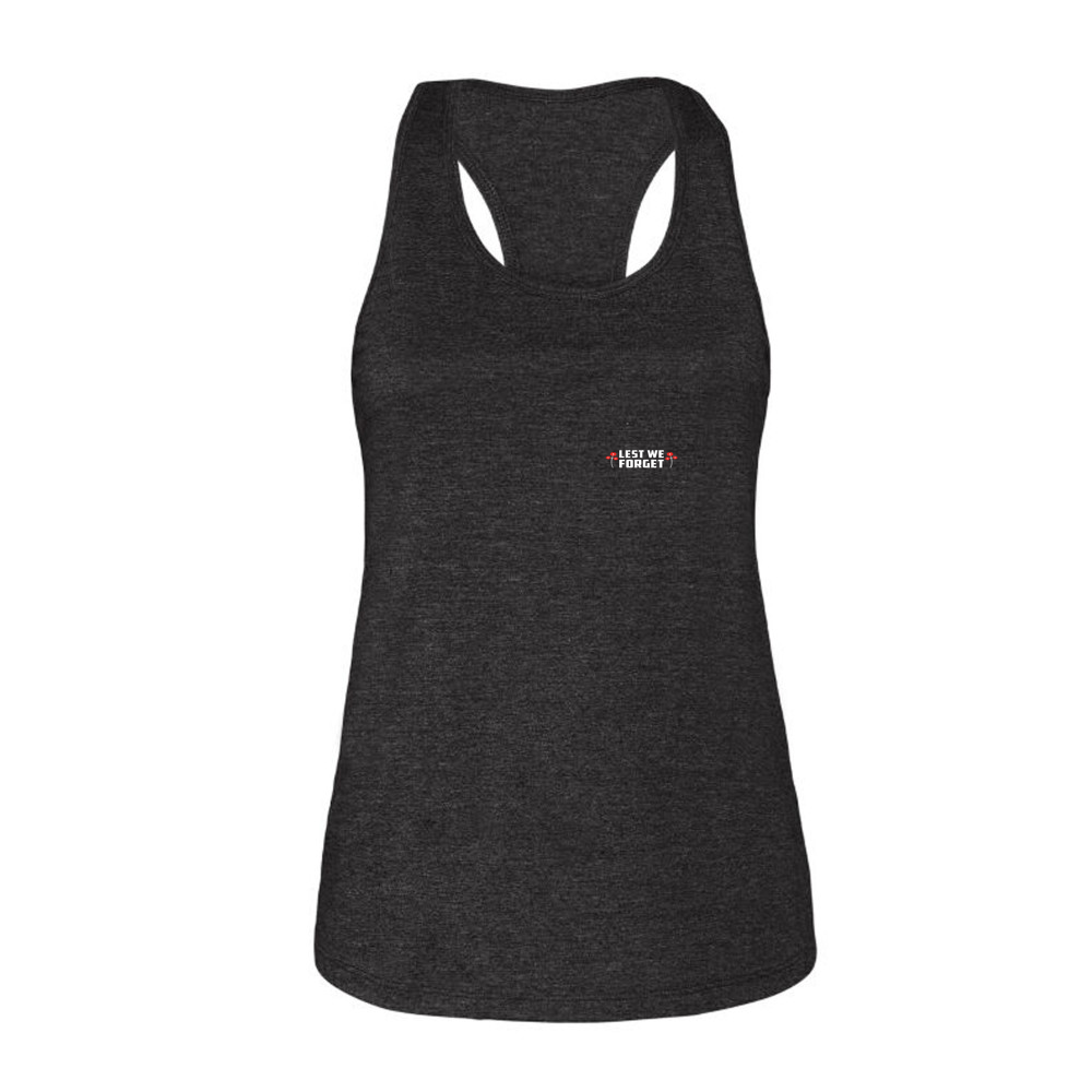 Lest we forget - Ladies Racerback Tank Top