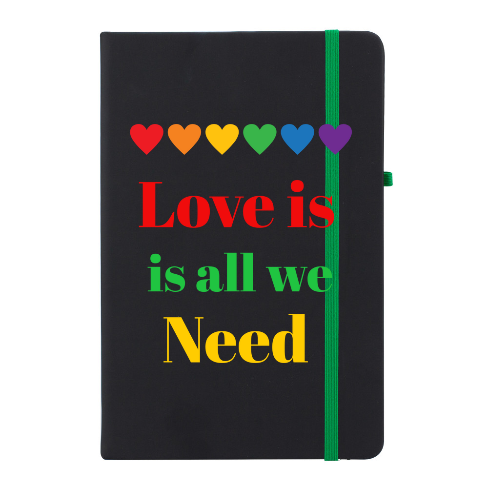 Black Soft Feel A5 Notebook