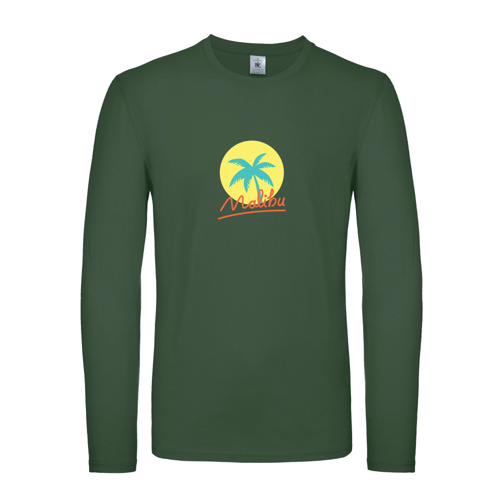 Malibu Summer - Fitted Long Sleeved T-Shirt