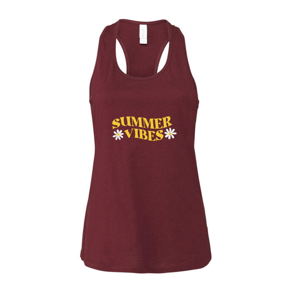 Summer vibes - Ladies Racerback Tank Top