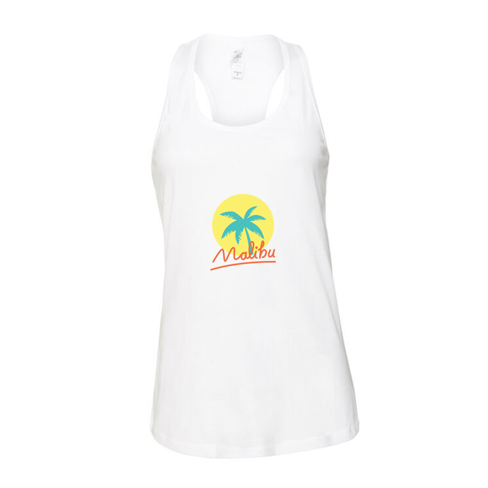 Malibu Summer - Ladies Racerback Tank Top