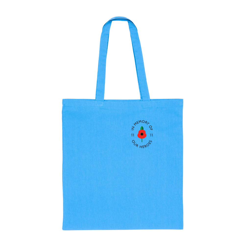 Lest we forget - Coloured Cotton Tote Bag