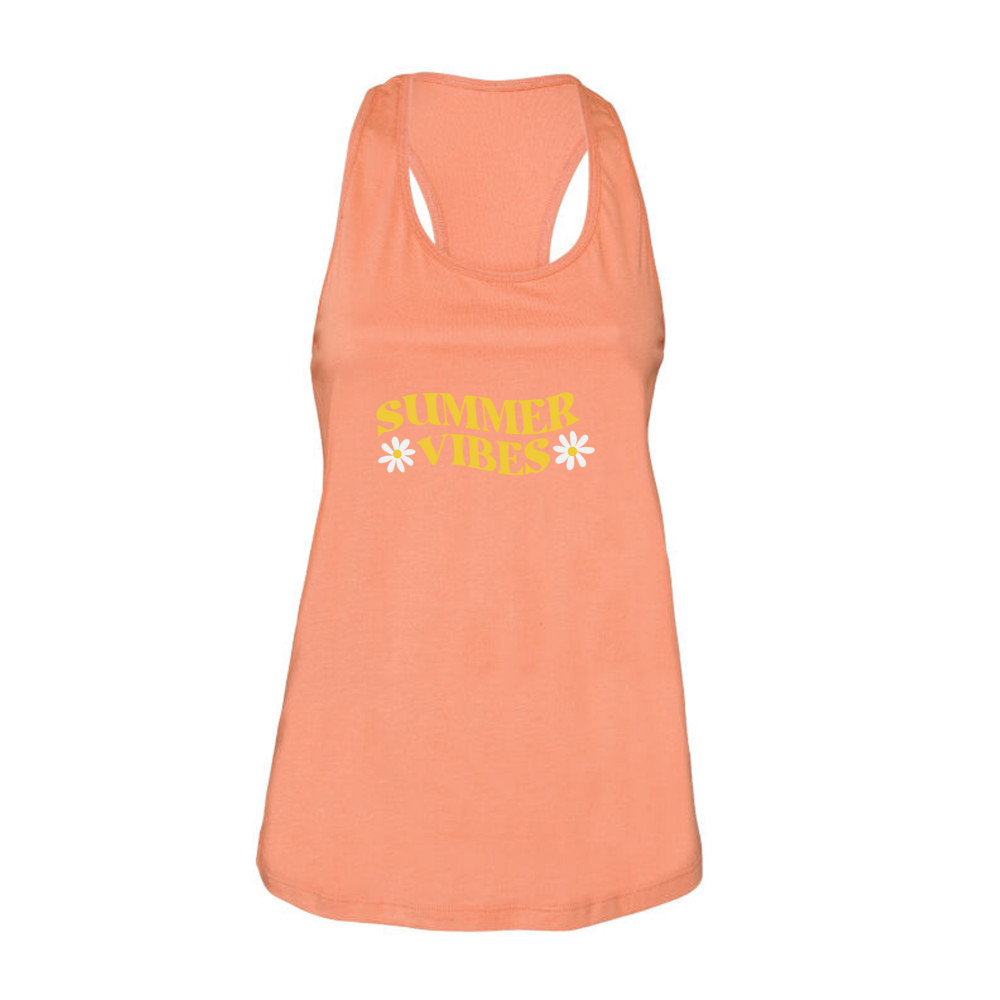 Summer vibes - Ladies Racerback Tank Top