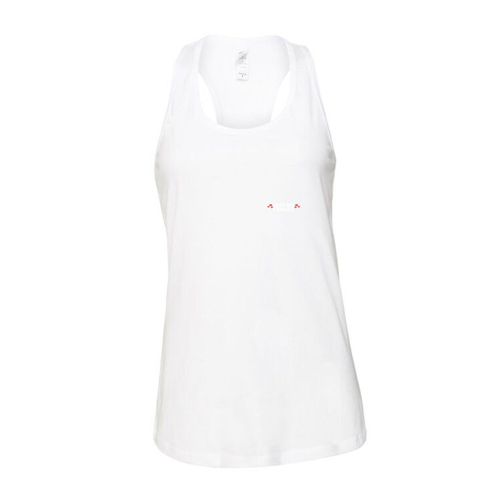 Lest we forget - Ladies Racerback Tank Top